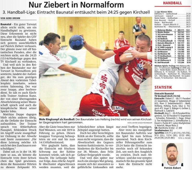 Eintracht schenkt Kirchzell den ersten Sieg.